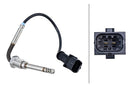 HELLA 6PT 010 376-531 Sensor, exhaust gas temperature - 2-pin connector