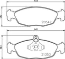 Mintex Brake Pad Set fits -Daewoo Jaguar Opel Vauxhall MDB1556 (also fits other vehicles)