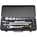 Elora 1/2"SQ Drive Socket Set mm - 15356