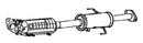 Klarius 325124 - Catalyst Type Approved  - Fits Mazda 6 2.0