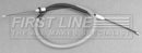 First Line Brake Cable- LH Rear - FKB3071 fits Renault Twingo II 07-