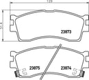 Mintex Brake Pad Set fits -Kia MDB2050 (also fits other vehicles)