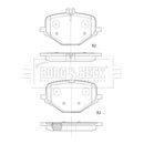Borg & Beck Brake Pads - BBP2888