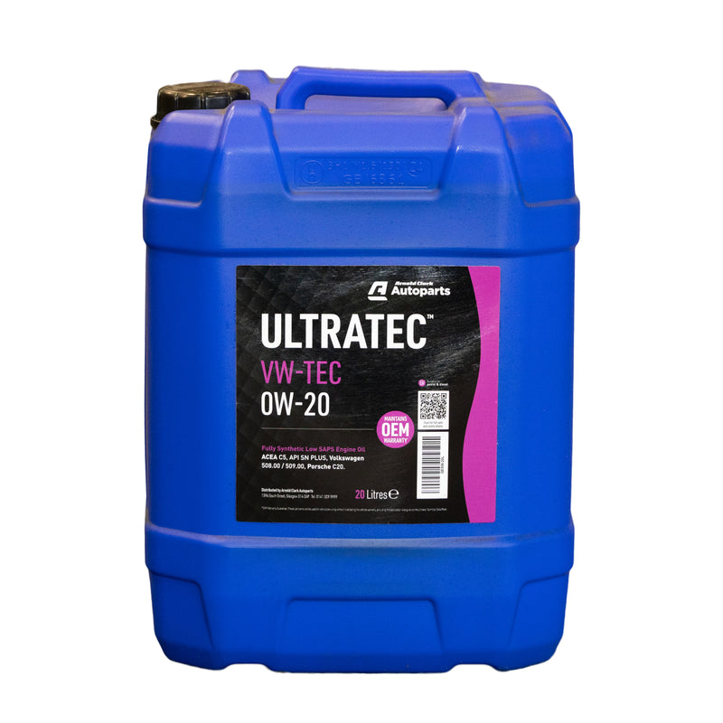 Ultratec VW-TEC 0W20 - 20 Litre Engine Oil