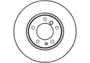 Disctech Brake Disc (Single) - Fits Bmw, Nissan - ABD3005 - Front Axle