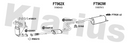 Klarius FT962X - Box With Centre Pipe  - Fits Fiat Doblo 1.4i