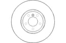 Disctech Brake Disc (Single) - Fits Bmw - ABD2982 - Front Axle