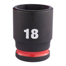 Milwaukee Hex socket ShW 3/8 STD 18mm-1pc - 4932480275