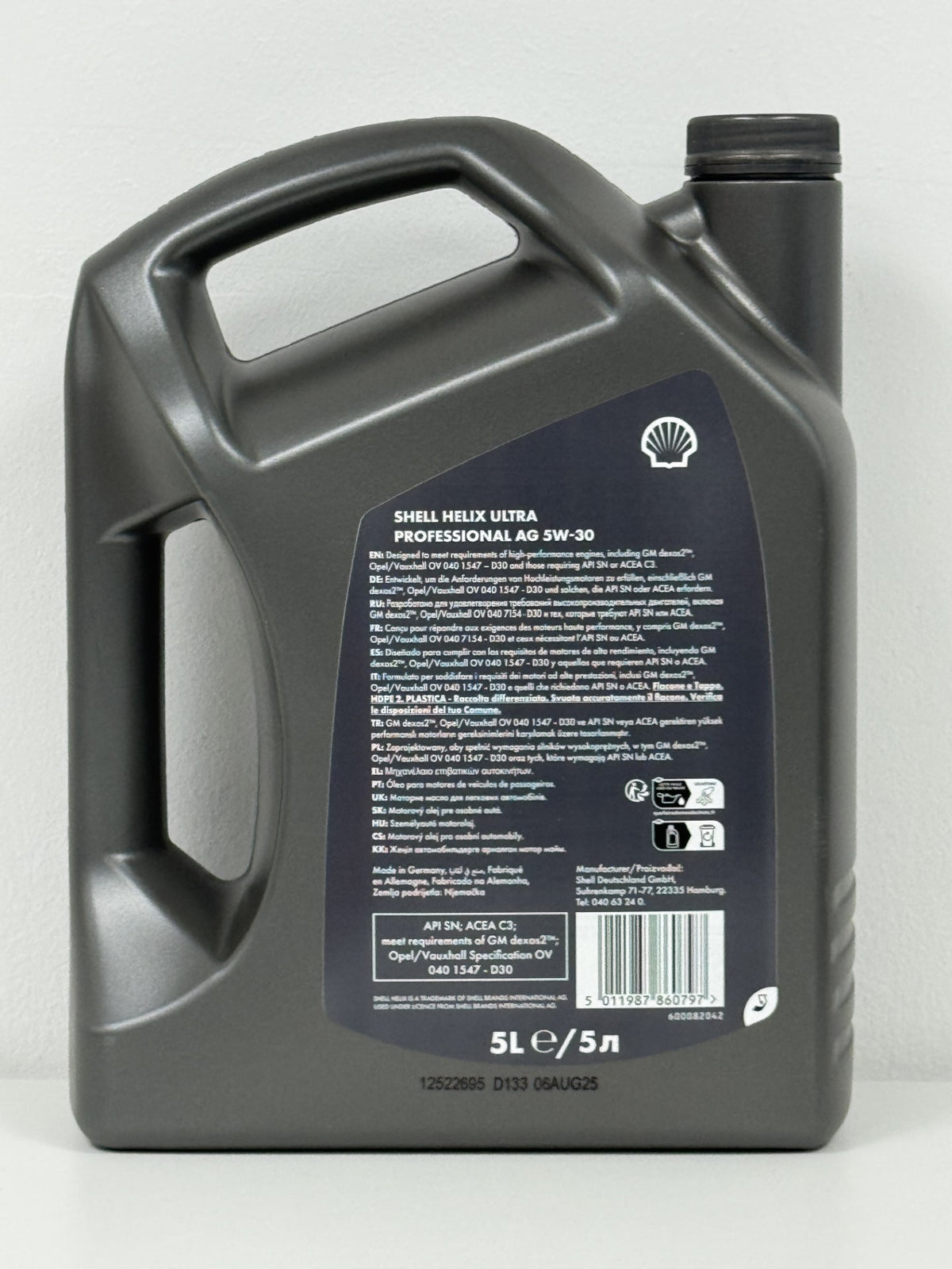 Shell Helix Ultra Professional AG 5W30 Fully Synthetic [Pure Plus