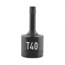 Carlyle Hand Tools 1/2in Drive T40 Star Impact Socket - CIS12T40