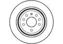 Disctech Brake Disc (Single) - Fits Cadillac, Toyota - ABD2623 - Rear Axle