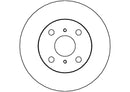 Disctech Brake Disc (Single) - Fits Toyota - ABD3467 - Front Axle