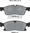 Textar Brake Pad Set - 2519202