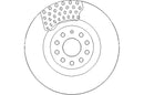 Disctech Brake Disc (Single) - Fits Audi, Kia - ABD3141 - Front Axle