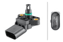 HELLA 6PP 358 152-261 Sensor, boost pressure - 4-pin connector - Bolted