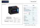 Goliath 60Ah 540A Battery - G075