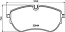 Textar Front Brake Pad Set - 2264403