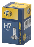 HELLA 8GH 223 498-111 Halogen-Bulb - H1 - White Light - 12V - 55W - Quantity: 1