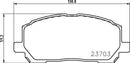 Mintex Brake Pad Set fits -Lexus MDB2211 (also fits other vehicles)