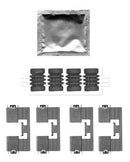 Borg & Beck Fitting Kit -  Pads  - BBK1504 fits GM Astra 12/09-