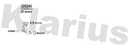 Klarius 325243 - Catalyst Type Approved Withpip  - Fits Honda Jazz 1.2