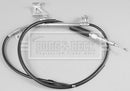 Borg & Beck Handbrake Cable - Rear LH - BKB2385