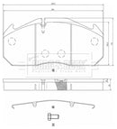 Borg & Beck Brake Pads - BBP33018