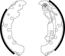 Mintex Brake Shoes fits -Chrysler Citroën Fiat Opel Peugeot Vauxhall MFR565 (also fits other vehicles)