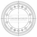 Borg & Beck Brake Drum - BBR32570
