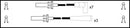 Lucas Ignition Lead Set - LUC7301