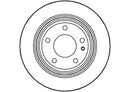Disctech Brake Disc (Single) - Fits Bmw, Peugeot - ABD3496 - Rear Axle