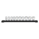 Milwaukee 3/8in. Drive 10PC Metric Chrome Sockets -10pc - 4932492507