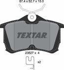 Honda, Brake Pad Set - Textar 2352701