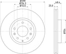Mintex Brake Discs fits -Mazda V308:6 MDC2091 (also fits other vehicles)