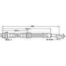 Borg & Beck Brake Hose  - BBH7007 fits Hyundai Coupe,Lantra II(J-2)