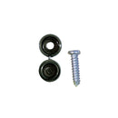 Wot-nots Number Plate Cap & Screw - Black - PWN628
