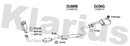 Klarius DU80W - Box With Centre Pipe  - Fits Daihatsu Charade 1.3i
