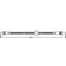 Borg & Beck Brake Hose  - BBH8464 fits Renault Kangoo 08/97-06/08