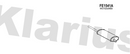 Klarius FE1541A - Tail Pipe  - Fits Ford TRANSIT V363 Van (FCD, FDD)2.0