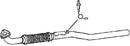 Klarius GM601T - Centre Pipe  - Fits Opel Zafira 1.6i