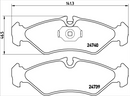 Brembo Brake Pad Set - P50081