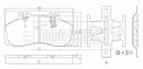 Borg & Beck Brake Pads - BBP33034