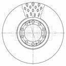 Borg & Beck Brake Disc - BBD32793
