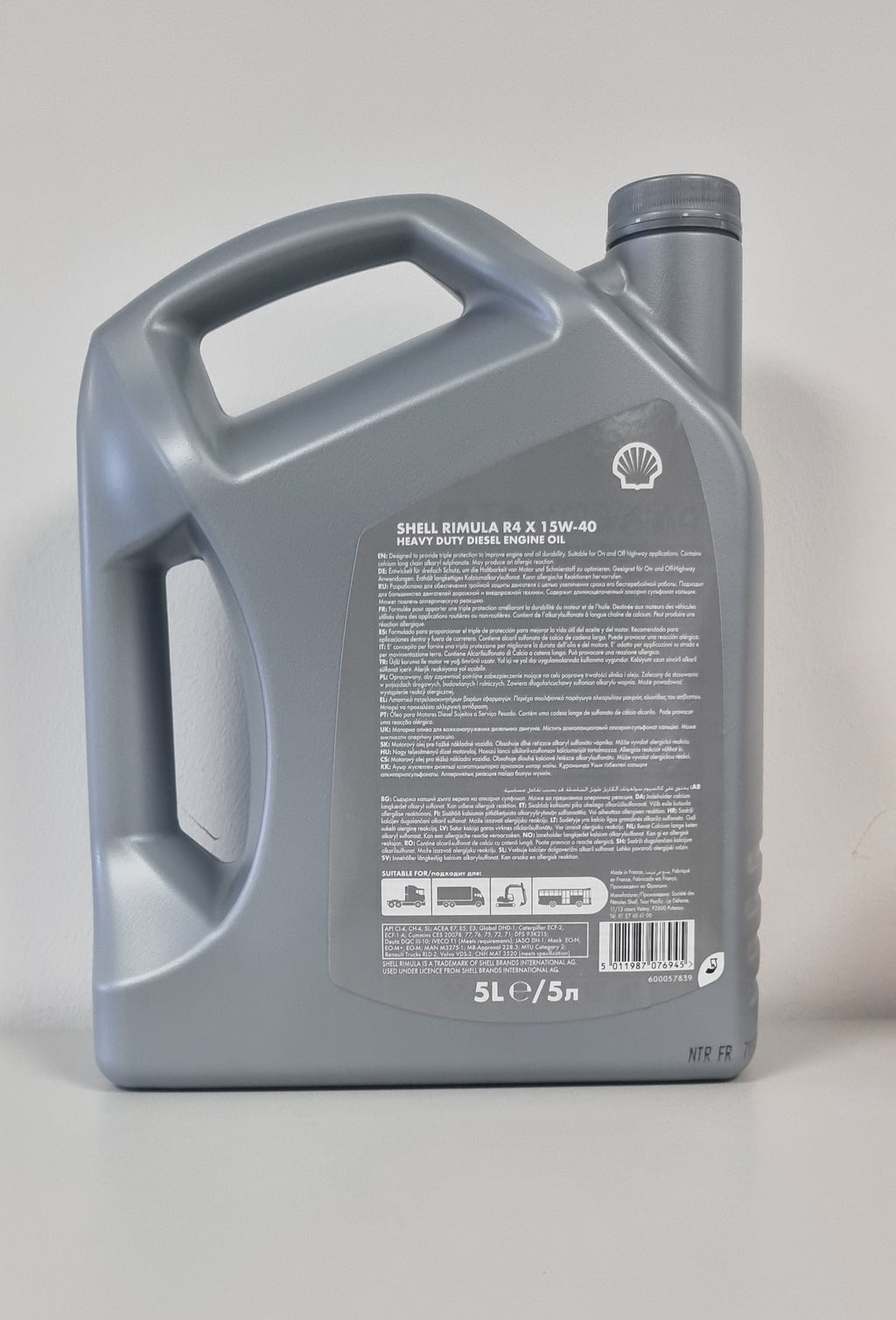 Shell Rimula R4 X 15W40 5 Litre Engine Oil | Arnold Clark Autoparts