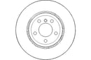Disctech Brake Disc (Single) - Fits Bmw - ABD2629 - Front Axle
