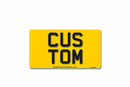 4D Rear Aluminium Number Plate 330 X 178|Import