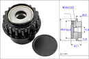 INA Alternator Freewheel Clutch - Part No - 535017510