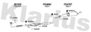 Klarius 301352 - Front Pipe For Cat  - Fits Ford Probe 2.0i