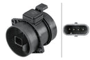 HELLA 8ET 358 095-331 Air Mass Sensor - 4-pin connector - Pipe-neck