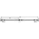 Borg & Beck Brake Hose  - BBH7578 fits BMW X5 E70,F15,F85,X6 F16,F86